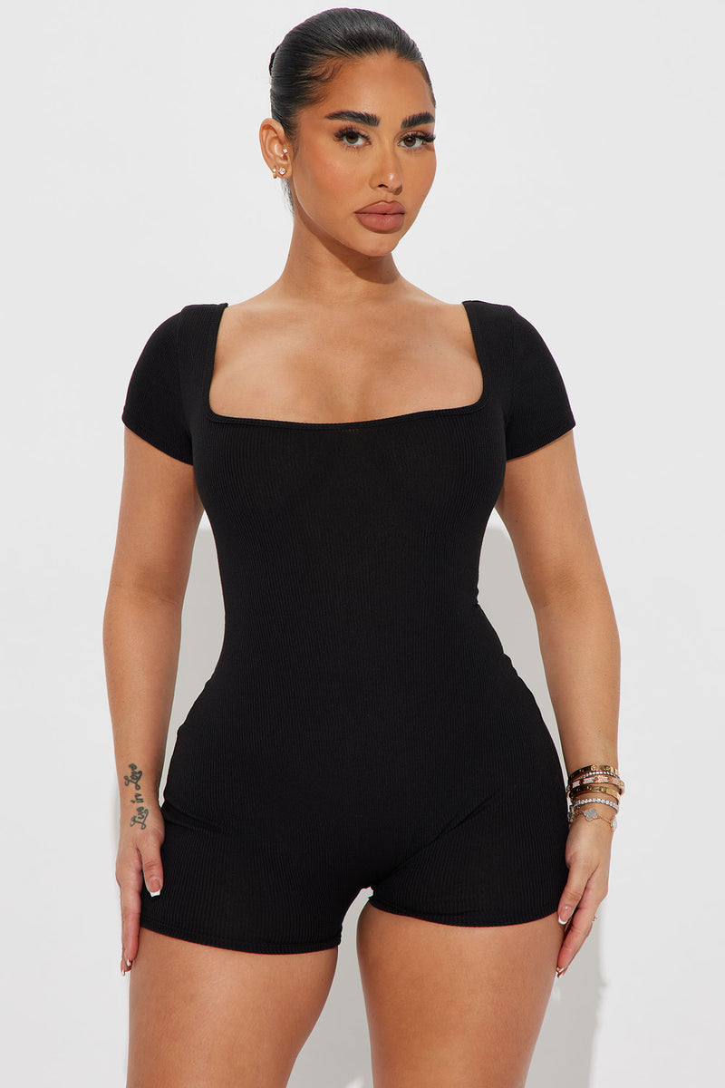 Cydni Ribbed Romper