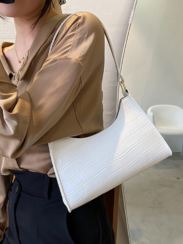 White Retro Shoulder Bag