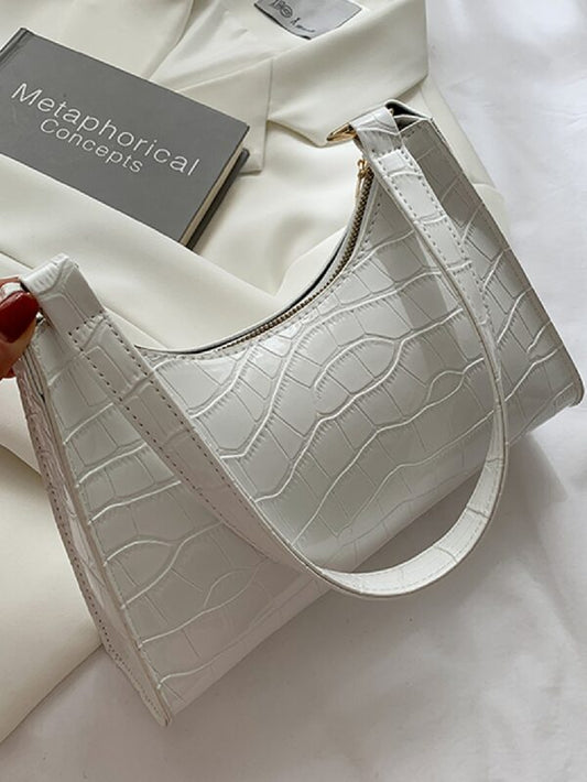 White Retro Shoulder Bag