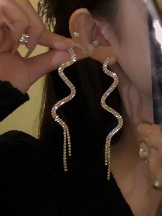 Snake Drop Earring