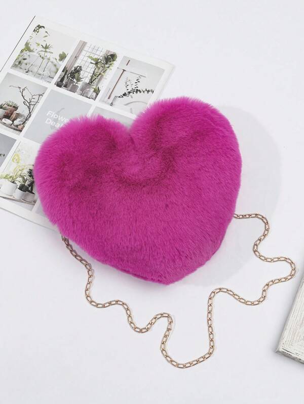 Vals Day Heart-Shaped Shoulder Bag