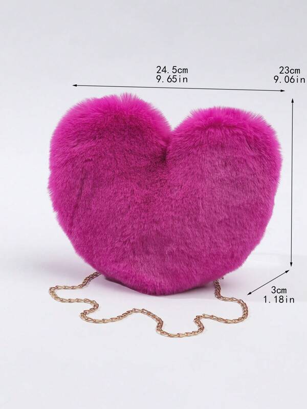 Vals Day Heart-Shaped Shoulder Bag