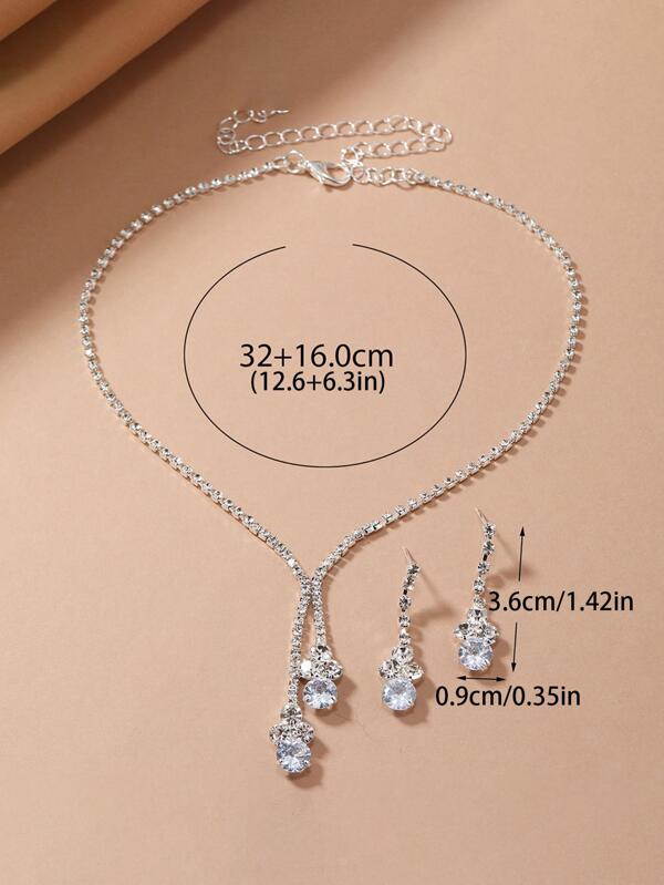 3pcs Glamorous Jewelry Set