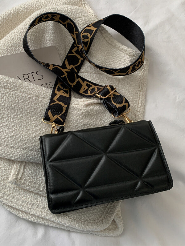 Mini Quilted Embossed Crossbody Bag