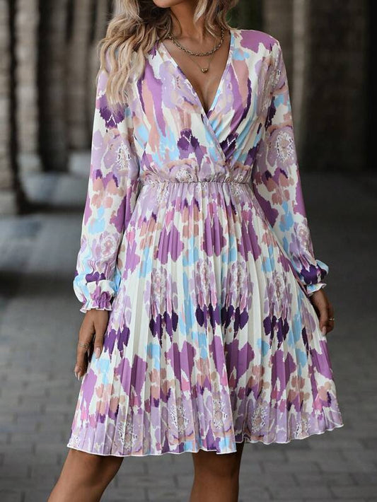 Lune Tie Dye Lantern Dress